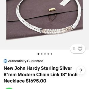 John hardy 8mm Modern Link chain